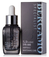 BERGAMO S.9 Syn-Ake Ampoule Whitening Care 30 ml