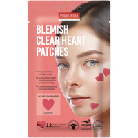 PUREDERM - Blemish Clear - Heart-shaped blemish patches, 12 pcs.