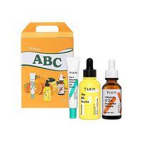 TIAM Vitamin ABC Box (Vita B3 Source 40ml+ Vita A Bakuchiol Firming Eye Cream 30ml+Vitamin C24 Surprise Serum 30ml)