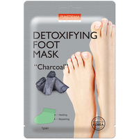 PUREDERM Detoxifying Foot Mask Charcoal, 34 g