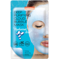 PUREDERM - Korean, vegan bubble face mask with hyaluronic acid, 20g