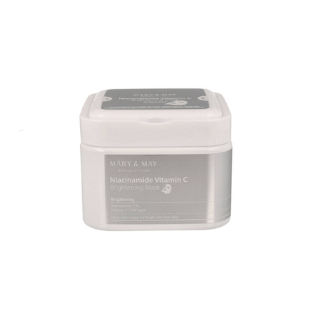 Mary&May Niacinanide Vitamin C Brightening Mask 30szt - Rozjaśniające maseczki w płachcie
