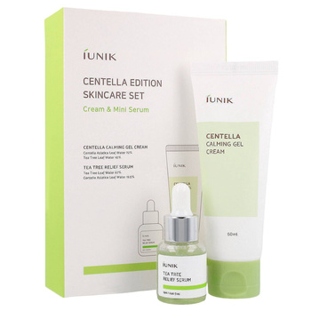 iUNIK SET Centella Edition ( Centella Gel Cream 60ml + Tea Tree Serum 15ml)