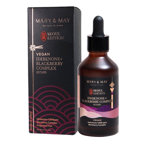 Mary&May Seoul Edition Vegan Idebenone+Blackberry Complex Serum 80 ml - serum antyoksydacyjne