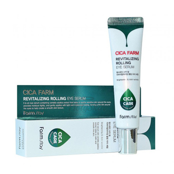 FARMSTAY Cica Farm Revitalizing Rolling Eye Serum 25 ml - Rewitalizujące serum pod oczy