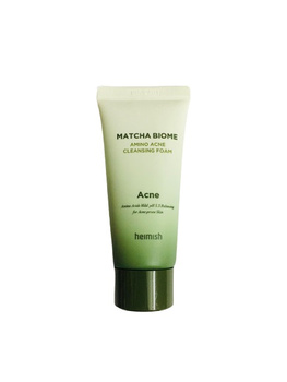 Heimish Matcha Biome Amino Acne Cleansing Foam 30 ml - Pianka oczyszczająca z aminokwasami i matchą na trądzik