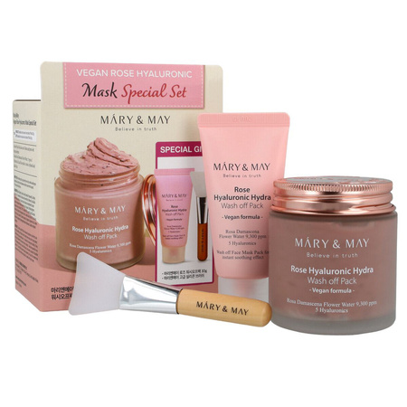 Mary&May Vegan Hyaluronic Hydra wash off Mask Special Gift Set
