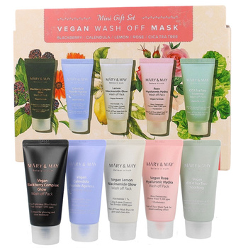 Mary&May Vegan Wash off Mask MINI Gift Set 5 x 30 g