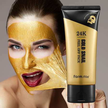 FARMSTAY 24K Gold Snail Peel Off Pack 100 ml