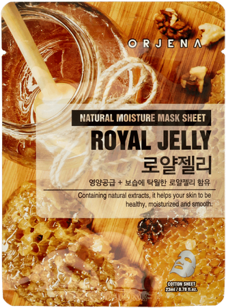 ORJENA Royal Jelly Mask Sheet, 23ml