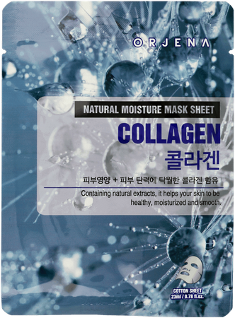 ORJENA Natural Moisture Mask Sheet Collagen, 23ml