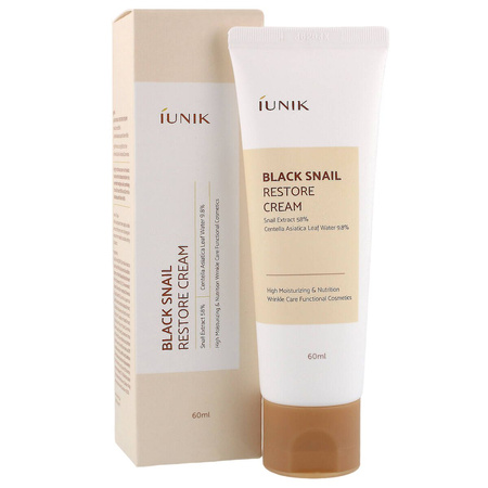 iUNIK Black Snail Restore Cream, 60ml
