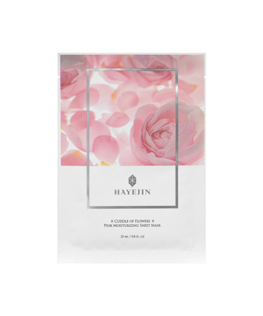 HAYEJIN Cuddle of Flowers Pink Moisturizing Sheet Mask 25ml
