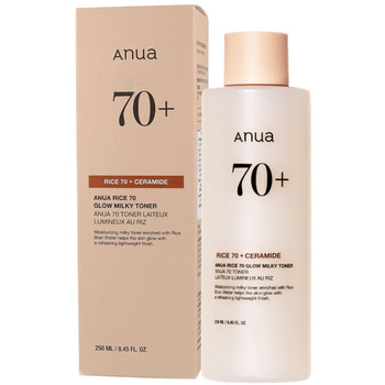 ANUA - Rice 70 Glow Milky Toner, 250ml