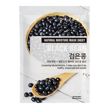 ORJENA Natural Moisture Black Bean Mask Sheet, 23 ml