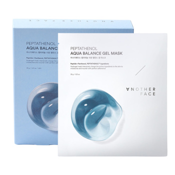 ANOTHER FACE set of hydrogel masks with panthenol and Aqua Balance peptides, 4 x 35g