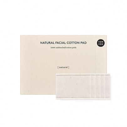 HYGGEE Natural Facial Cotton Pads 80 pcs