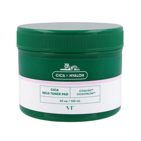 VT Cosmetics Cica Mild Toner PAD 60ea 130 ml