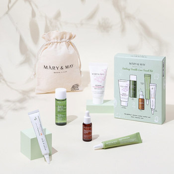 Mary&May Soothing Trouble Care Travel Kit - Zestaw podróżny kosmetyków o działaniu łagodzącym i nawilżającym