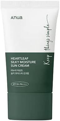 ANUA Heartleaf Silky Moisture Sunscreen 50ml