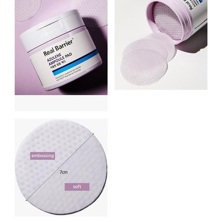 Real Barrier AZULENE AMPOULE PAD 70EA