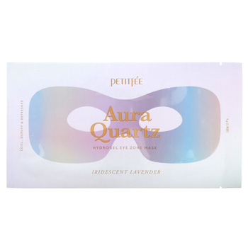 PETITFEE Aura Quartz Hydrogel Eye Zone Mask – Iridescent Lavender 9g