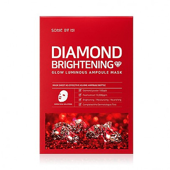 SOME BY MI Diamond Brightening Calming Glow Luminous Ampoule Mask 1 pcs