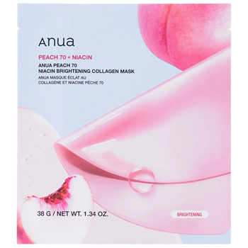 ANUA Peach 70 Niacin Brightening Collagen Mask 38 g