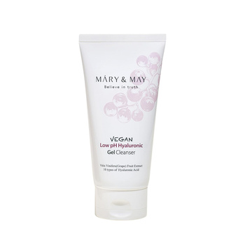 Mary&May Vegan Low pH Hyaluronic Gel to Foam cleanser 150ml - Nawilżająca pianka do oczyszczania twarzy