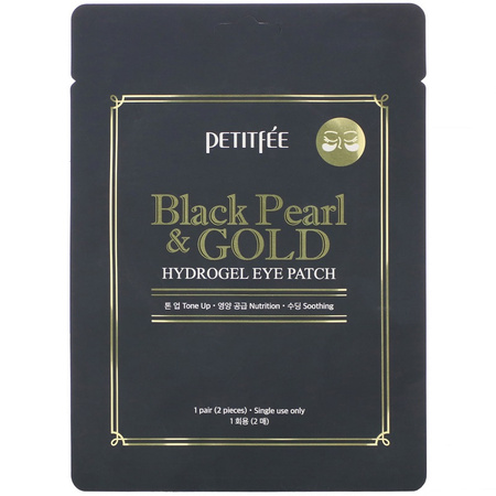 PETITFEE Black Pearl & Gold Hydrogel Eye Patch (Sample) (2ea)