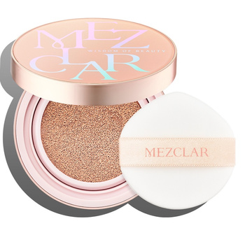 MEZCLAR Skin Care Air Fit Cover Cushion (Peach) No.21, 10 g
