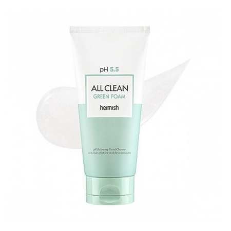 Heimish All Clean Green Foam 150 g – Pianka oczyszczająca do skóry wrażliwej