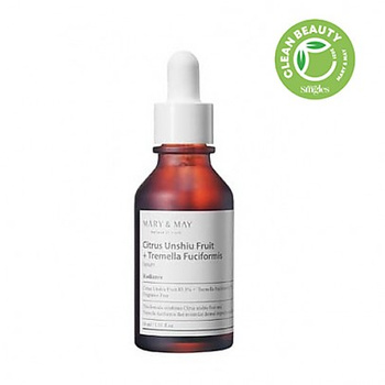 Mary&May Citrus Unshiu + Tremella Fuciformis Serum, 30ml