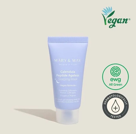 Mary&May Calendula Peptide Ageless Sleeping Mask 30g
