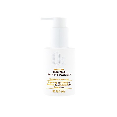 Be The Skin Heartleaf O2 Bubble Wash Off Maskpack,120g