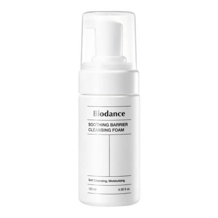 BIODANCE Soothing Barrier Cleansing Foam 120 ml - łagodna pianka oczyszczająca