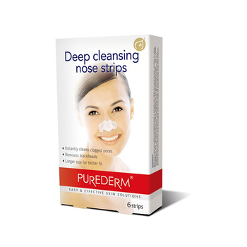 PUREDERM Deep Cleansing Nose Strips, 6 pcs