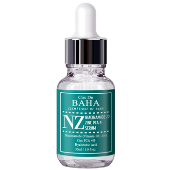 COS DE BAHA - NZ Niacinamide 20 Zinc PCA 4 Serum, 30ml