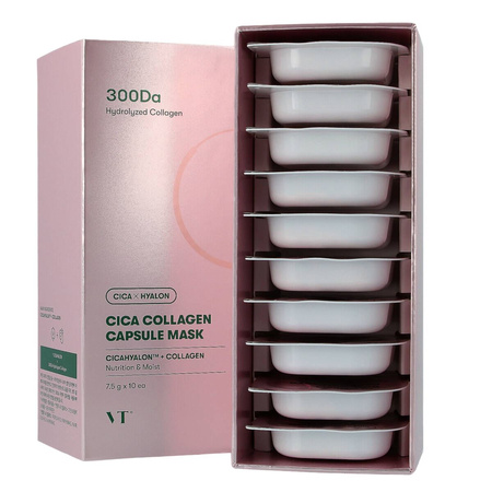 VT Cosmetics Cica Collagen Capsule Mask 10 pcs