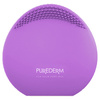 PUREDERM Silicone Travel Sonic Facial Cleansing And Massage Brush, Purple