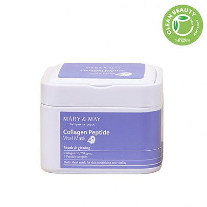 Mary&May Collagen Peptide Vital Mask, 30szt