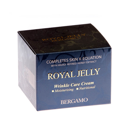BERGAMO Royal Jelly Wrinkle Care Cream 50 ml - Krem przeciwzmarszczkowy Mleczko Pszczele