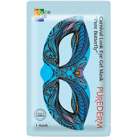 PUREDERM Carnival Look Eye Gel Mask "Pure Butterfly", 1 pcs