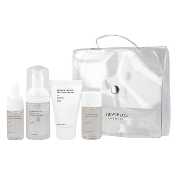 HEVEBLUE Salmon Caring Centella Special Travel Kit Bag