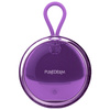 PUREDERM Silicone Travel Sonic Facial Cleansing And Massage Brush, Purple