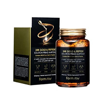 FARMSTAY 24K Gold&Peptide Solution Prime Ampoule 250ml