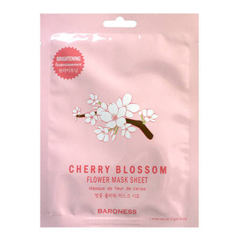 BARONESS Cherry Blossom Flower Mask Sheet,21g