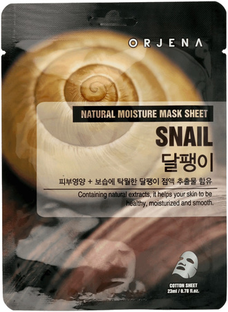 ORJENA Natural Moisture Snail Mask Sheet, 23 ml