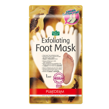 PUREDERM Exfoliating Foot Mask (below size 43), 1 pair 2x 20 ml