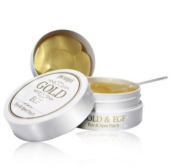 PETITFEE Gold EGF Eye Spot Patch 90 szt - Hydrożelowe płatki pod oczy z ze złotem